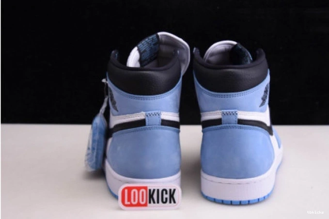 Rep TBK BLUE JORDAN 555088-134 RETRO AIR UNIVERSITY BLACK WHITE 1 HIGH 0807
